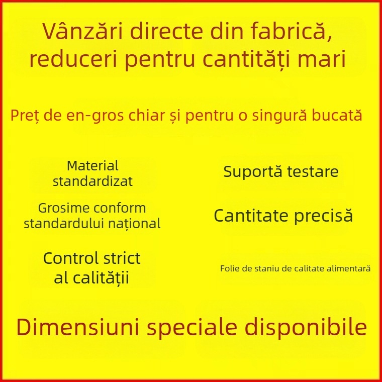 Folie de aluminiu pentru grătar, coacere și prăjire în aer