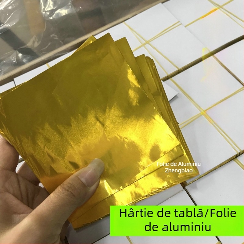 Ambalaj alimentar din folie de aur / folie de aluminiu pentru bomboane cu susan, ceai Pu'er cu ciocolată, ceai Pu'er cu portocale și Pu'er tuocha