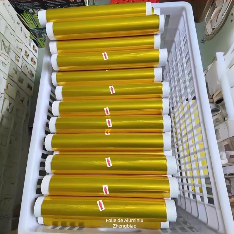 Ambalaj alimentar din folie de aur / folie de aluminiu pentru bomboane cu susan, ceai Pu'er cu ciocolată, ceai Pu'er cu portocale și Pu'er tuocha