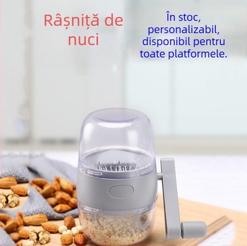 Procesor alimentar manual pentru arahide, nuci și alte nuci; tocător de legume; presă de usturoi; mașină de tocat carne