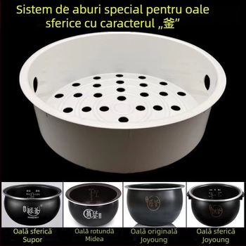 Ball Pot liner interior pentru oală de orez cu coș universal de abur, grilă de abur PP, de calitate alimentară
