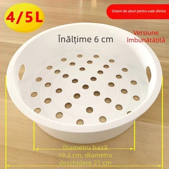 Ball Pot liner interior pentru oală de orez cu coș universal de abur, grilă de abur PP, de calitate alimentară