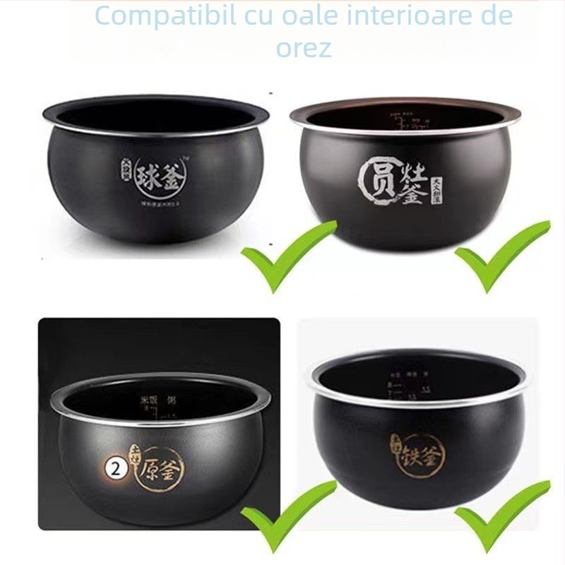 Ball Pot liner interior pentru oală de orez cu coș universal de abur, grilă de abur PP, de calitate alimentară
