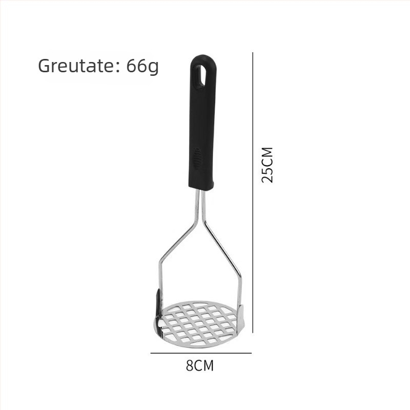 Zdrobitor de cartofi din oțel inoxidabil utilitar manual pentru bucătărie