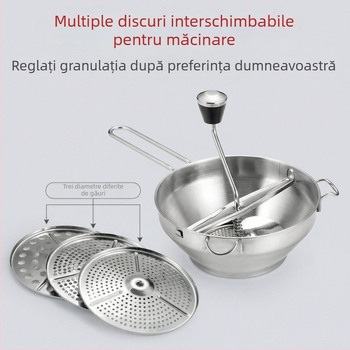 Rantu zdrobitor manual pentru legume din oțel inoxidabil