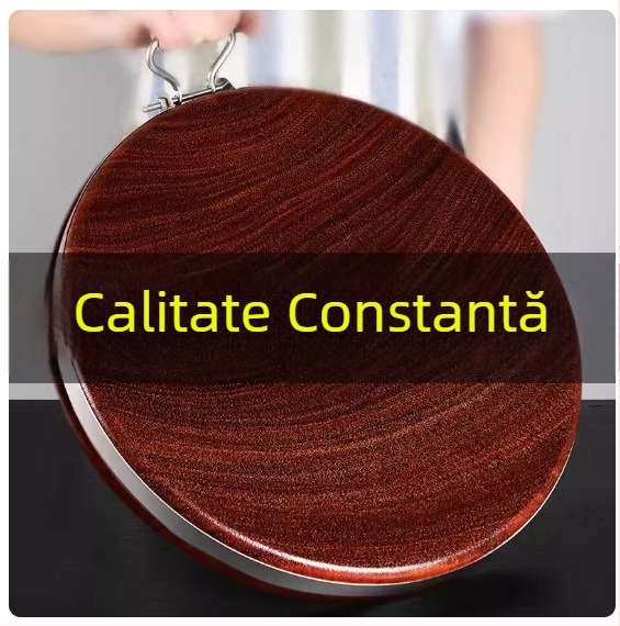 Tacă de tăiat din lemn Ironwood importat, lemn masiv pentru uz casnic, durabil, rezistent la tăieturi, bloc din lemn întreg, anti-derapare și rezistent la mucegai