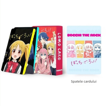Set în cutie cu 30 de carduri LOMO bidirecționale pentru anime, carduri HD, semne de carte și felicitări