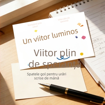 Felicitare motivațională pentru sezonul de absolvire al gimnaziului și liceului — ilustrație desenată manual