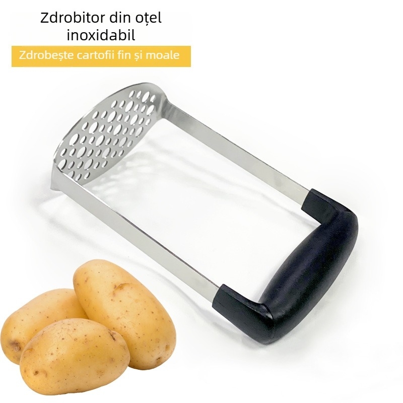 Zdrobitor de cartofi din oțel inoxidabil cu mâner PP