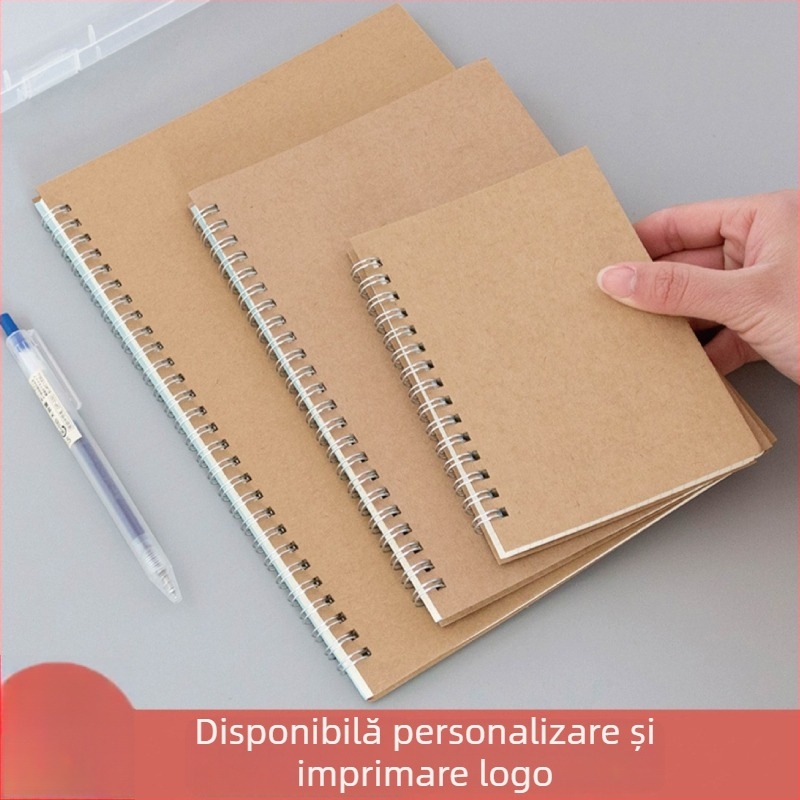 Caiet spiral pentru studenți, planificator și notițe, 50 de pagini