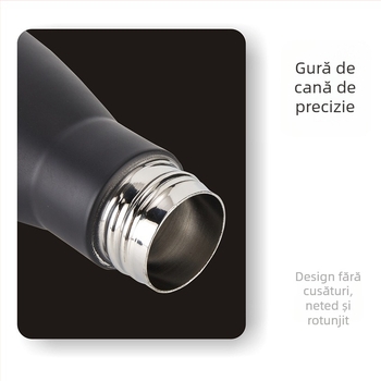 Recipient din oțel inoxidabil 304, izolație în vid, pereți dubli, pentru sport, portabil pentru exterior