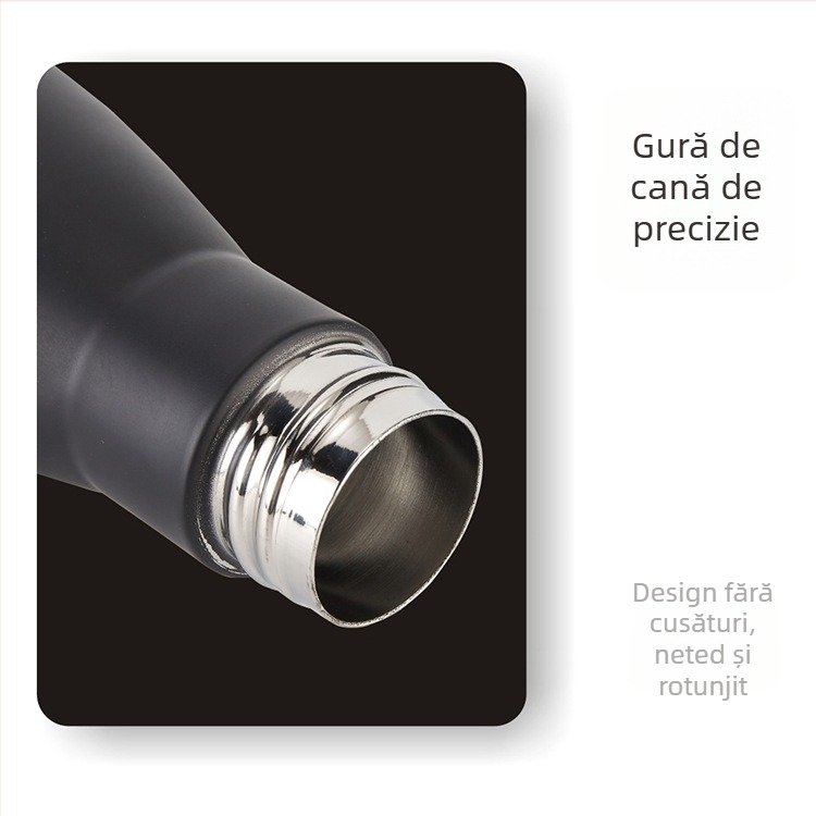Recipient din oțel inoxidabil 304, izolație în vid, pereți dubli, pentru sport, portabil pentru exterior