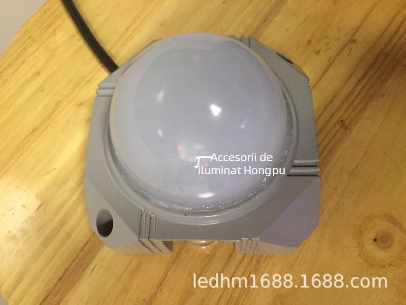 Carcasă exterioară rezistentă la umezeală pentru lampă, lampă cu motiv stea încrucișată, spot de colț pentru perete, accesoriu pentru lampă de perete pentru pragul ferestrei