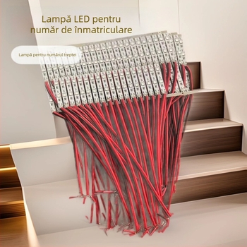Accesorii pentru iluminarea treptelor de teatru: lumini pentru rânduri și numere, lumini digitale, lumini cu fibră optică, LED-uri