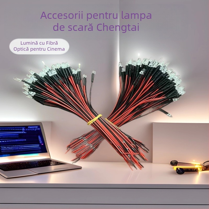 Accesorii pentru iluminarea treptelor de teatru: lumini pentru rânduri și numere, lumini digitale, lumini cu fibră optică, LED-uri