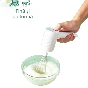 Bătător de ouă fără fir complet automat, mixer electric compact pentru prăjituri, pentru bătut frișca și albușurile