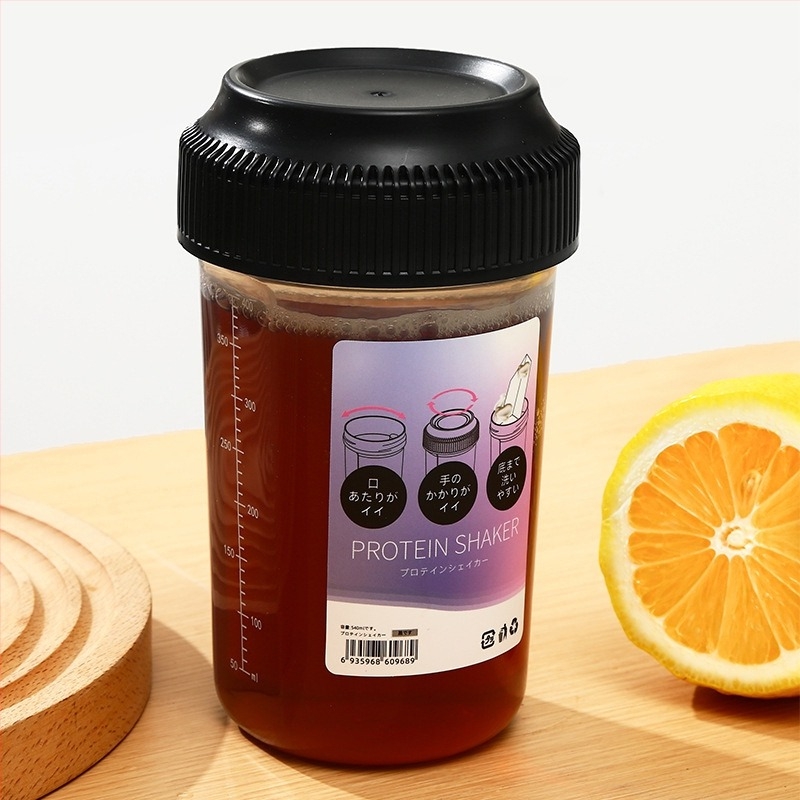 Shaker portabil pentru cafea, cu pudră de proteine și pudră pentru creșterea masei musculare, recipient ușor de curățat, pentru lapte praf, lapte, lapte de soia și apă