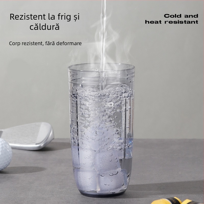 Shaker proteic pentru fitness, model nou 2026, portabil, rezistent la temperaturi înalte, bilă de amestecare alimentară