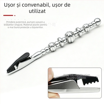 Clema de închidere pentru brățară cu clemă aligator pentru purtare ușoară, unealtă de bijuterii