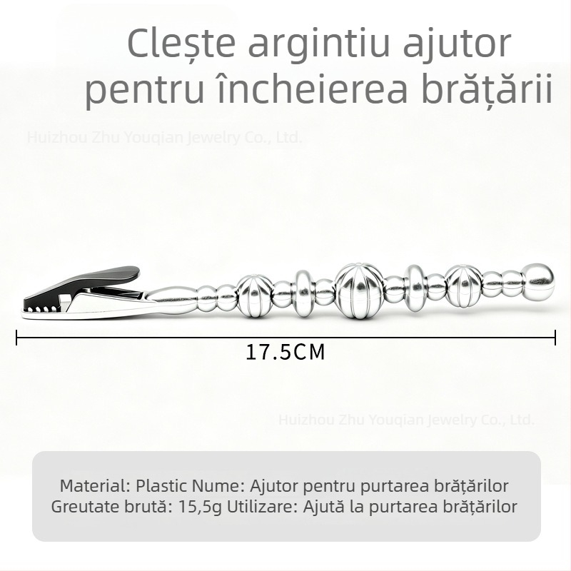 Clema de închidere pentru brățară cu clemă aligator pentru purtare ușoară, unealtă de bijuterii