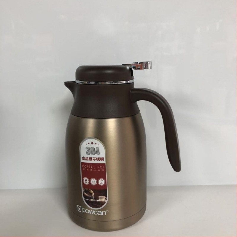 Baokang Termos cu capacitate mare, pereți dublu, din oțel inoxidabil 304, izolat pentru cafea, uz casnic