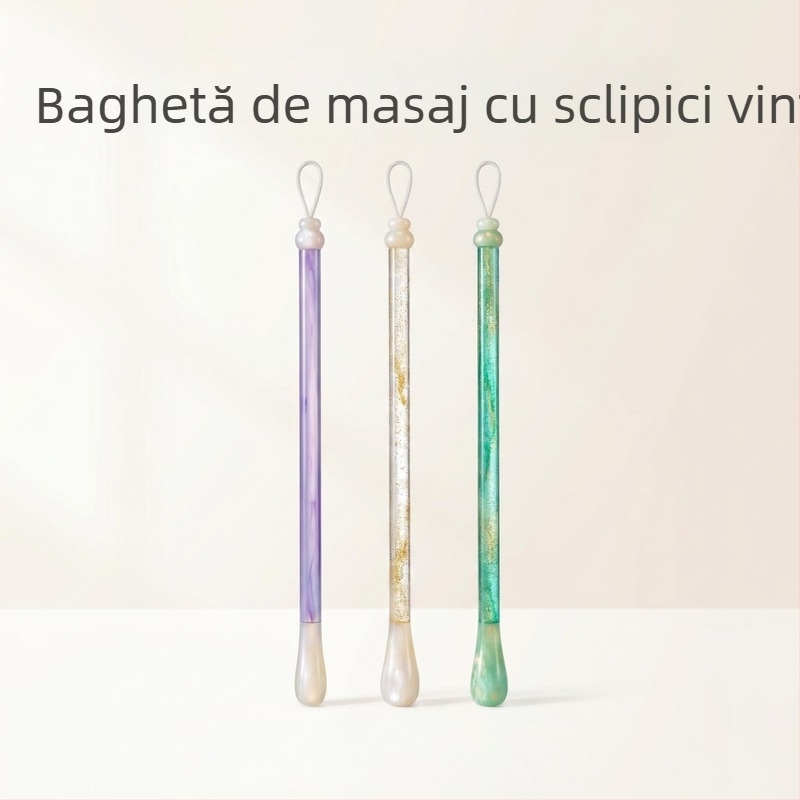 Mărgele acrilice transparente colorate, mâner de pensulă, instrumente de caligrafie și accesorii culturale creative
