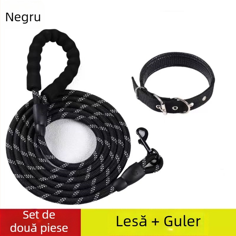 Lesă pentru câini de talie mare, medie și mică, lungime 2–3 m