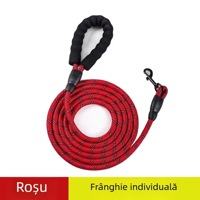 Lesă pentru câini de talie mare, medie și mică, lungime 2–3 m