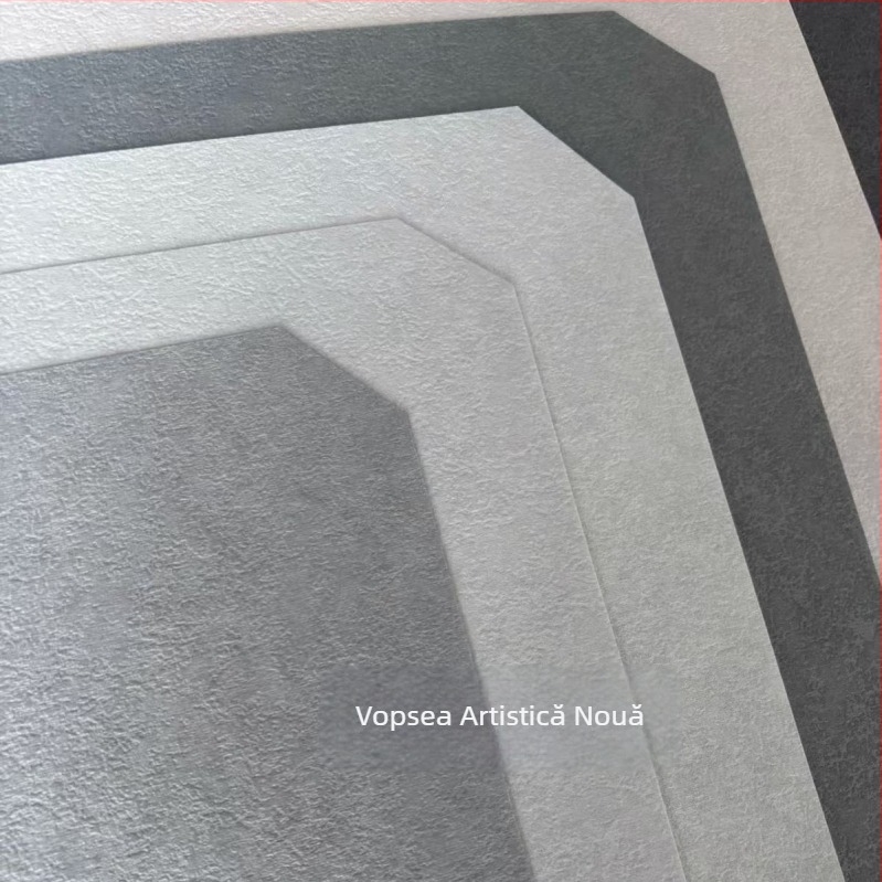 Acoperire de perete cu finisaj microcement, textură de pictură, bază din diatomită, rezistentă la mucegai