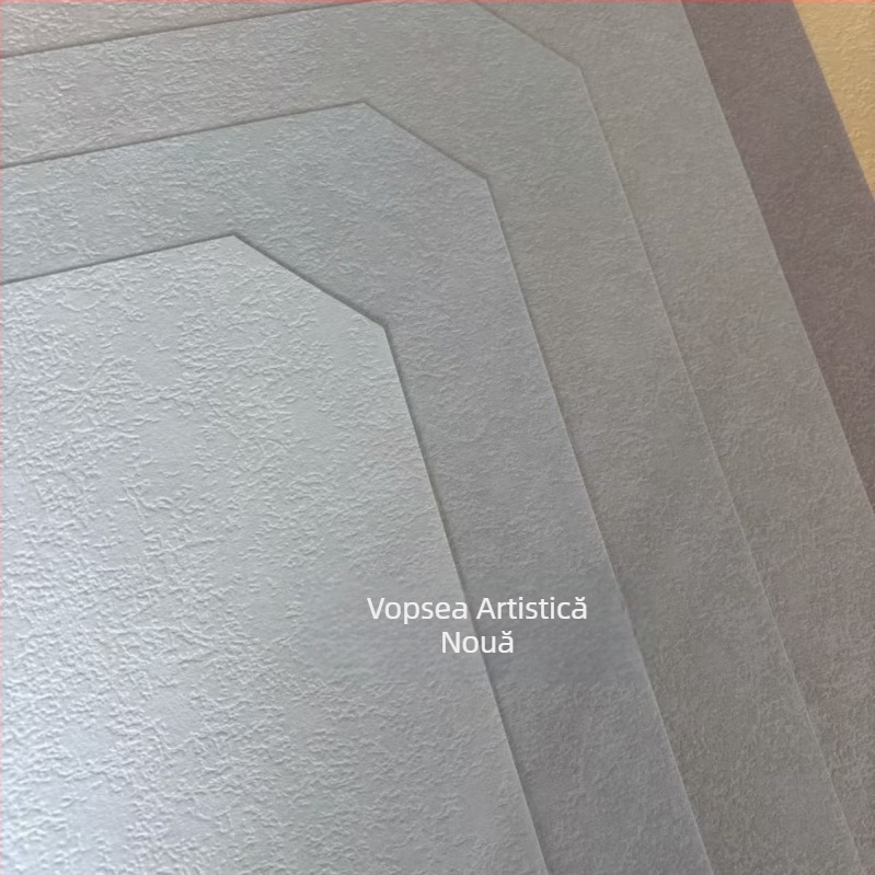 Acoperire de perete cu finisaj microcement, textură de pictură, bază din diatomită, rezistentă la mucegai