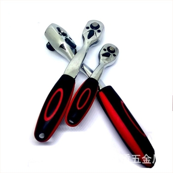Cheie cu ratchet de 72 dinți, unghi de învârtire mai mare, pentru piulițe sau șuruburi, economisește efortul și este durabil