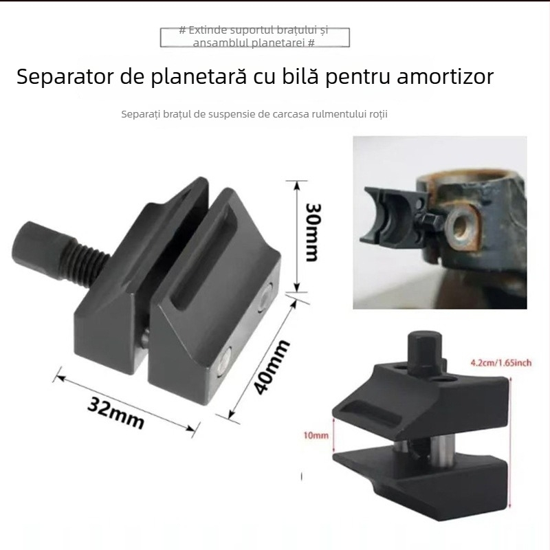 Unealtă nouă pentru separarea claxonului auto și expander pentru amortizor, unealtă pentru demontarea articulației cu bilă și a brațului de control