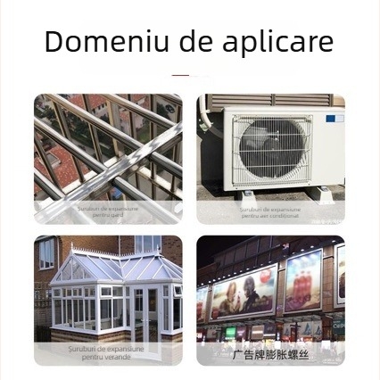 Unealtă de demontare a șuruburilor de expansiune pentru uși antifurt din pereți de beton, a treia generație