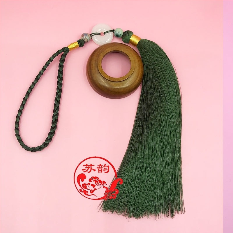 Pandantiv din poliester cu ciucuri, accesoriu pentru mașină și decor de casă