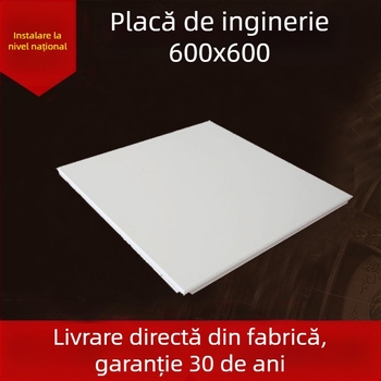Placă de tavan din aluminiu 600x600, plafon integrat pentru birou