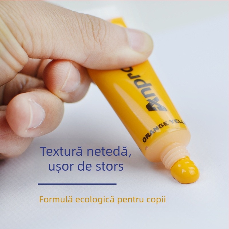 Neroli Floare de portocal 24 de culori - set de vopsea acrilică pentru copii — pictură DIY pe pietre și haine