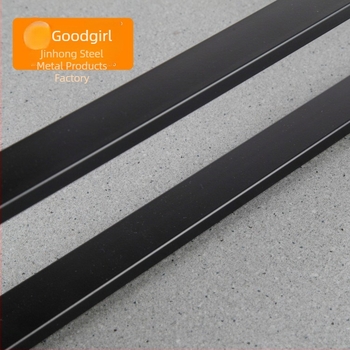 Mâner din oțel inoxidabil negru, cu două curbe, pentru uși din sticlă, design minimalist, țeavă pătrată