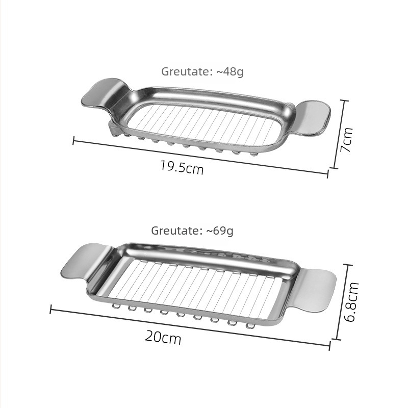 Tăietor și divizor de brânzeturi din oțel inoxidabil, instrument multifuncțional pentru brânză, unt, ouă și foie gras