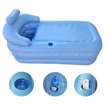 Cadă gonflabilă mare pentru adulți, material îngroșat, potrivită pentru baie și piscină.