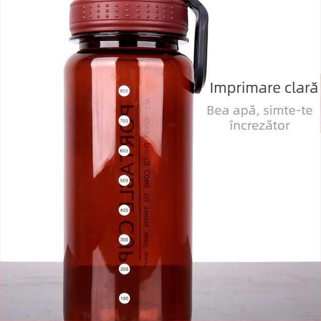 Cupa spațială creativă pentru sport, recipient plastic de apă 600 ml