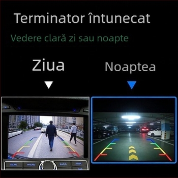 Cameră HD pentru mers înapoi cu 12 LED-uri, CVBS, 720x480, pentru mașină 12V