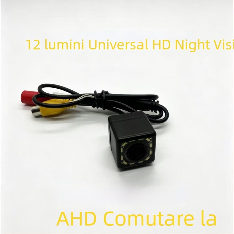 Cameră HD pentru mers înapoi cu 12 LED-uri, CVBS, 720x480, pentru mașină 12V