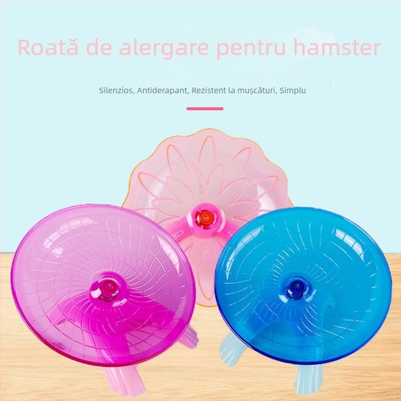 Rola Kano pentru hamster, disc zburător cu rulment silențios – hamster sirian