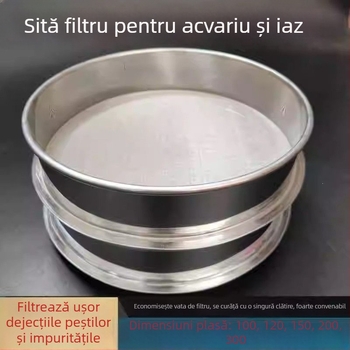 Filtru circular din oțel inoxidabil ultrafin pentru acvariu și iaz