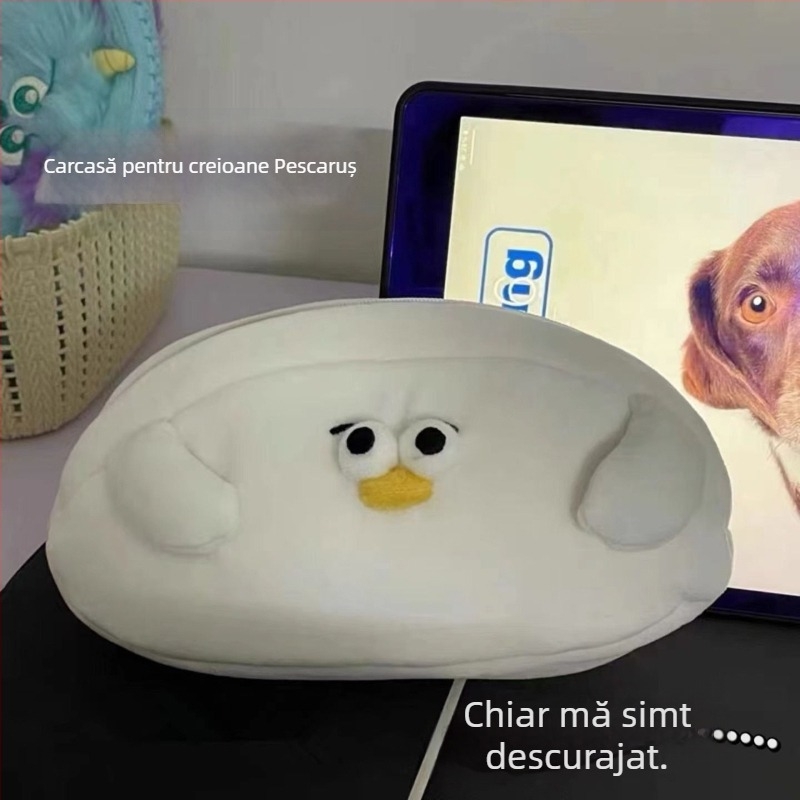 Penar din flanel cu design abstract, capacitate mare pentru elevi