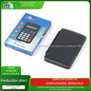 Calculator aritmetic pentru elevi, multifuncțional, cu capac, afișaj de 8 cifre