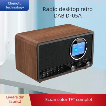 Radio DAB de birou cu transmisie audio digitală și difuzor Bluetooth
