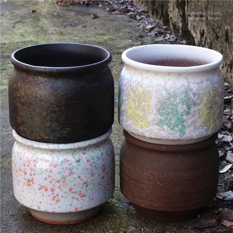Ghiveci din lut purpuriu Yixing, decor creativ pentru casa pentru suculente, ghiveci ceramic pentru balcon