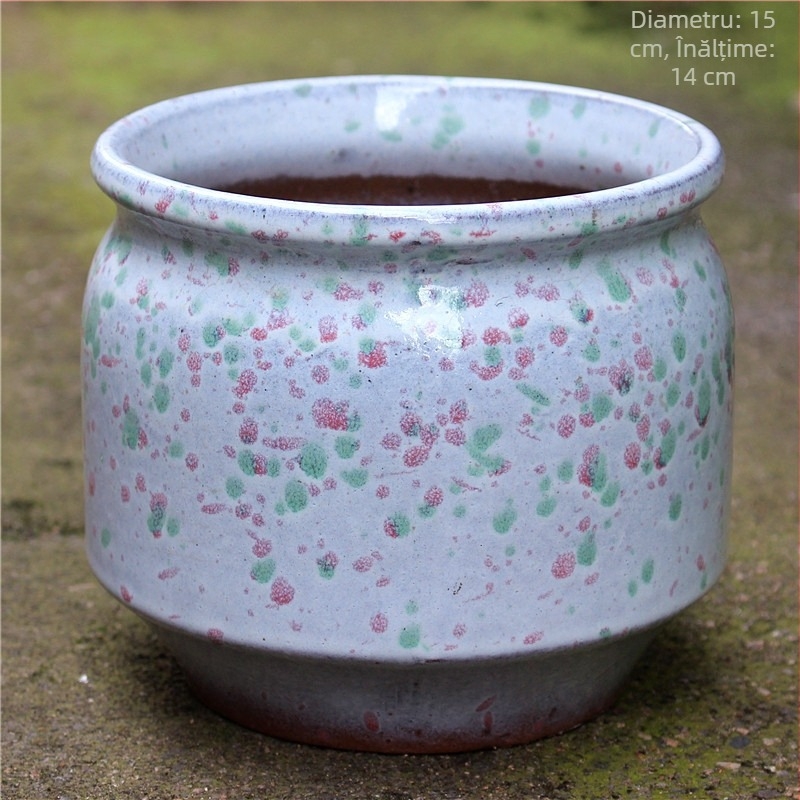 Ghiveci din lut purpuriu Yixing, decor creativ pentru casa pentru suculente, ghiveci ceramic pentru balcon