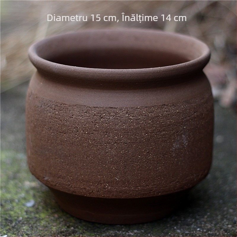 Ghiveci din lut purpuriu Yixing, decor creativ pentru casa pentru suculente, ghiveci ceramic pentru balcon